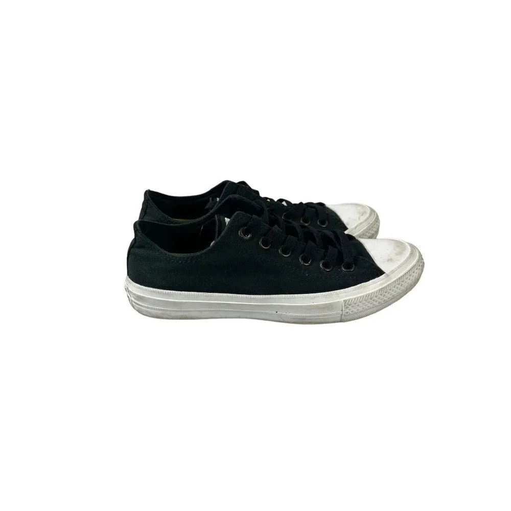 Chuck Taylors with Lunarlon Converse Black & White Low Top Sneakers